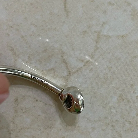 Pandora Logo Pave Open Bracelet - Picture 2 of 4